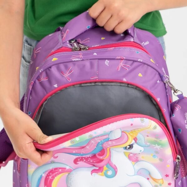 Inner view of school bag
