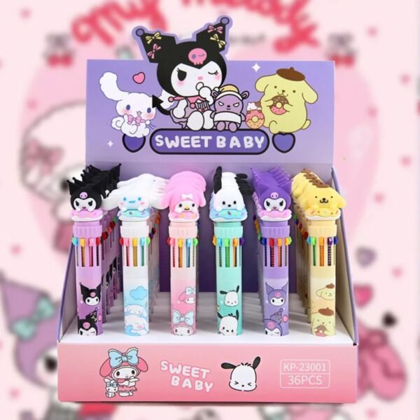 Display box packing of kawaii head pen