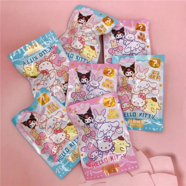 Anime 3D Cartoon Design Eraser Set for Kids | Student Stationery Gift | Assorted Colors | Box Packing - Image 4