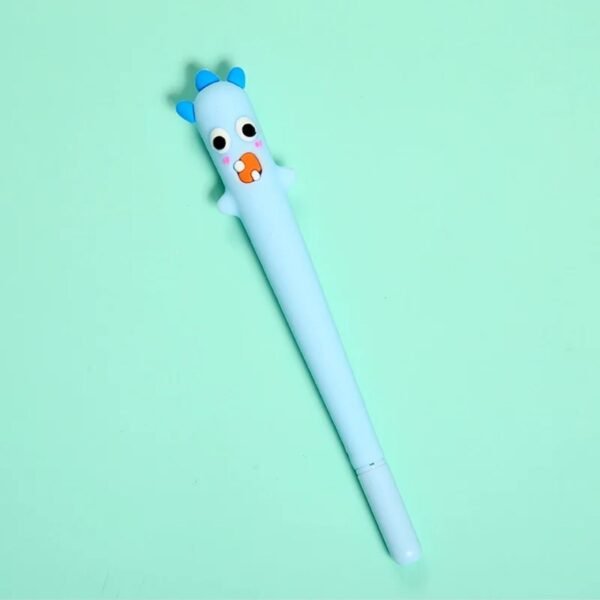Monster Silicone gel pen on colorful background