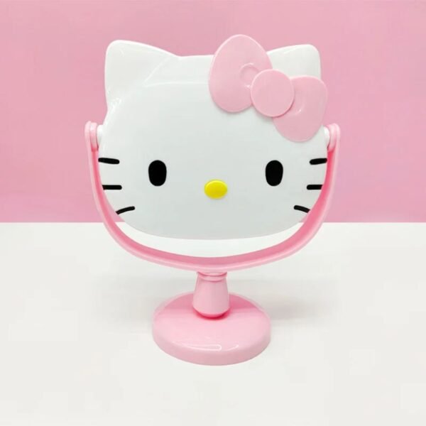 Portable Hello Kitty Desk-top Mirror 360° Rotation | Kawaii Desk Mirro | Assorted Colors | Box Packing - Image 5