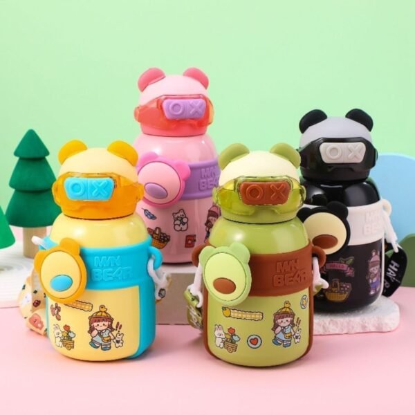 ox bottle different colors on decorative background