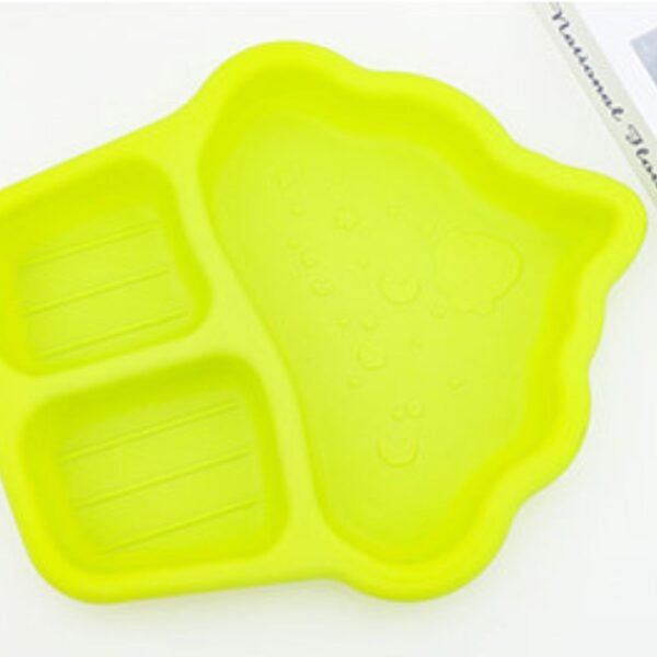Plastic Ice-Cream Shape Plate for Kids | Dinner & Snacks Plate | 22x26cm | Assorted Colors | OPP Packing - Image 3