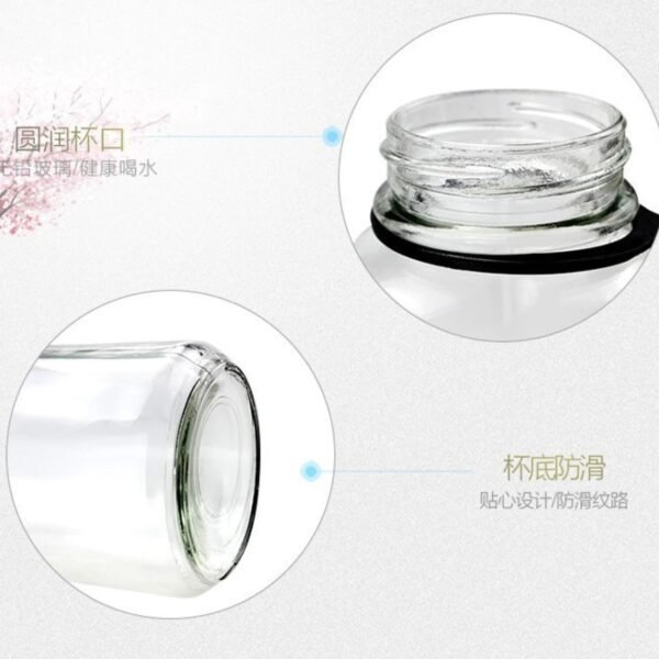 Sport Glass Bottle with Cover & | Airtight & Leak-Proof | 1000 Ml | Assorted Colors | Box Packing - Image 7