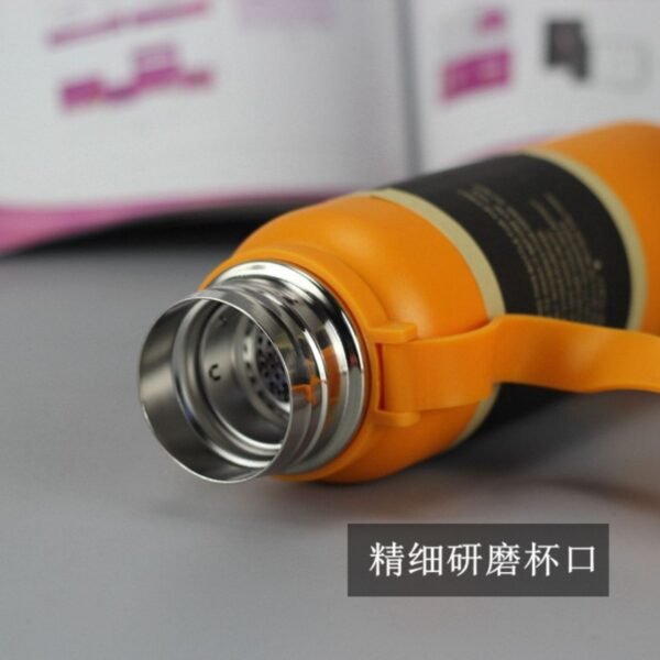 Stainless Steel Double Wall Bottle | with Strainer & Carry Band | Airtight & Leak-Proof | 600Ml & 1200 ML | Assorted Colors | Box Packing - Image 10