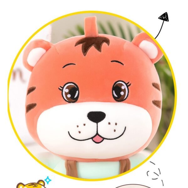 Baby Tiger Shape Soft Toys for Kids | 30 Cm | Plushie Toys | Assorted Colors | OPP Packing - Image 4