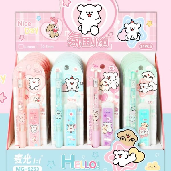 Kawaii Printed Click Pencil with Extra Nib for Kids | 0.7 MM | Assorted Colors | Display Box Packing - Image 14
