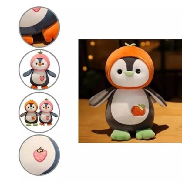 Cute Penguin Shape Plush Toy | 25 Cm | Soft Toys | Imported Fabric | Assorted Colors | OPP Packing - Image 4