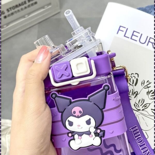Cartoon Printed Sipper for Kids | Double Sipper | Airtight & Leak-Proof | 580 ML | Box Packing - Image 9