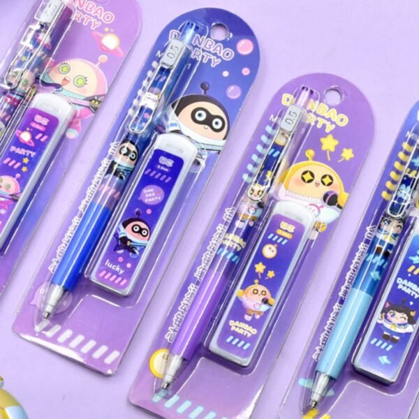 Kawaii Printed Click Pencil with Extra Nib for Kids | 0.7 MM | Assorted Colors | Display Box Packing - Image 4