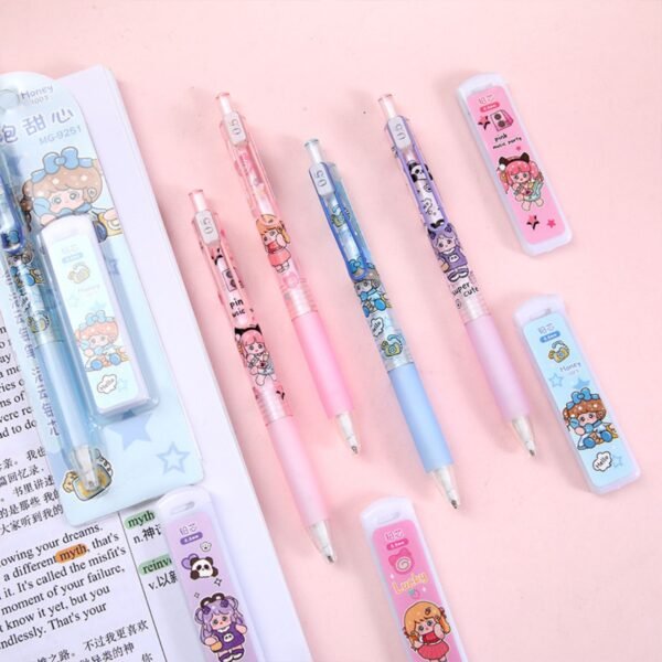 Kawaii Printed Click Pencil with Extra Nib for Kids | 0.7 MM | Assorted Colors | Display Box Packing - Image 12