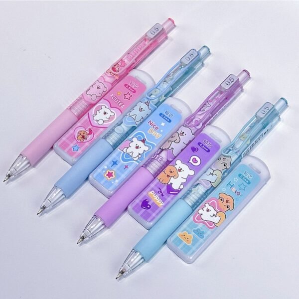 Kawaii Printed Click Pencil with Extra Nib for Kids | 0.7 MM | Assorted Colors | Display Box Packing - Image 3