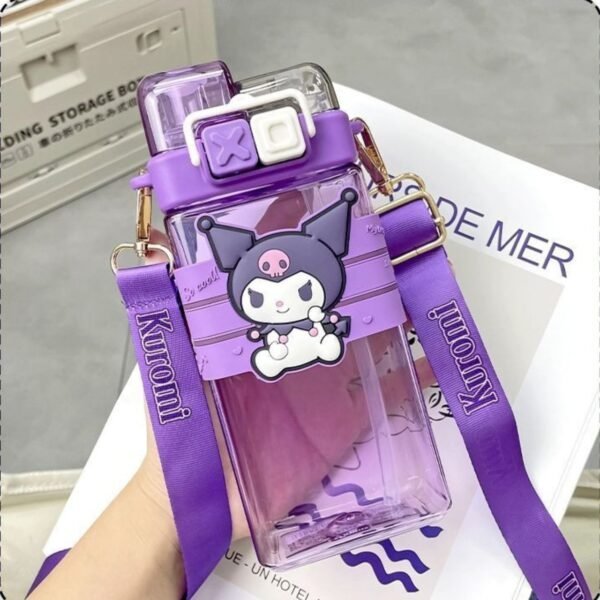 Cartoon Printed Sipper for Kids | Double Sipper | Airtight & Leak-Proof | 580 ML | Box Packing - Image 4