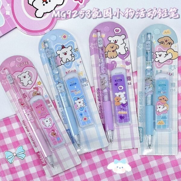 Kawaii Printed Click Pencil with Extra Nib for Kids | 0.7 MM | Assorted Colors | Display Box Packing - Image 7
