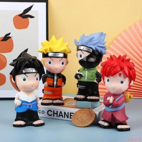 Naruto Series Piggy Bank decorative background