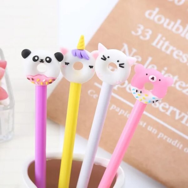 Cute Cartoon Head Pen for Kids & Adults | Gel-Ink Pen | 0.7 mm Nib | Display Box Packing - Image 2