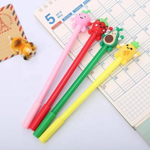 Cute Cartoon Head Pen for Kids & Adults | Gel-Ink Pen | 0.7 mm Nib | Display Box Packing - Image 7