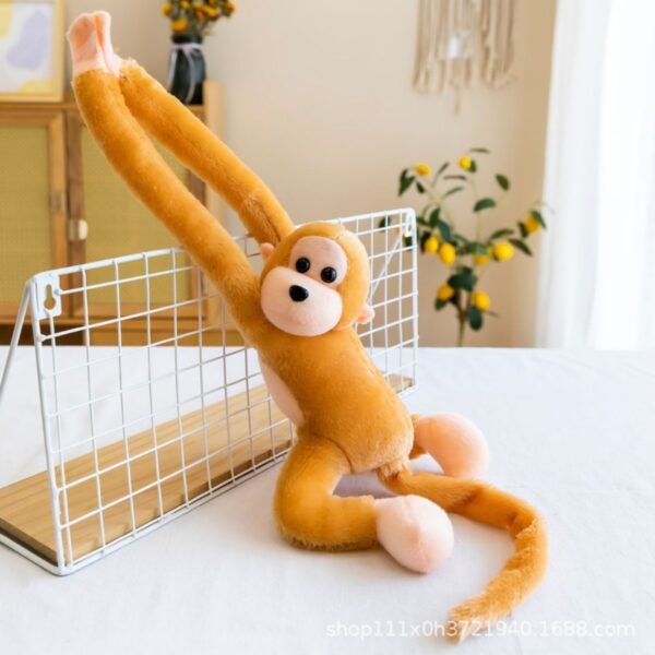 Shoulder Hanging Monkey Shape Plush Toy for Kids | 40 Cm | Assorted Colors | OPP Packing - Image 2