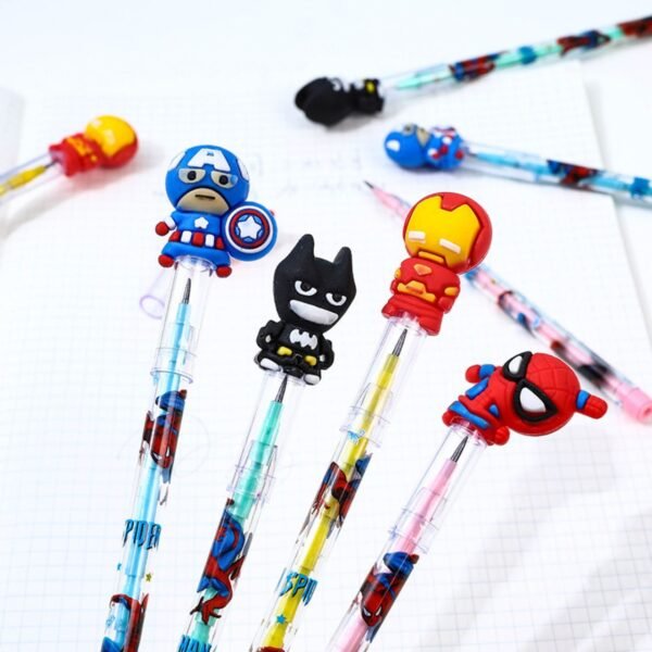 Cute Cartoon Head Dhakka Pencils for Kids | 0.7 mm Nib | Sharping Free Pencils | Display Box Packing - Image 9