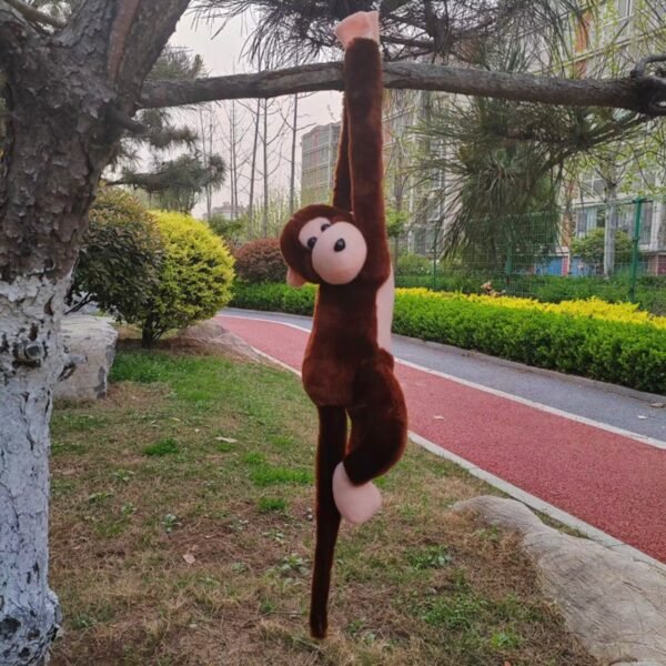 Shoulder Hanging Monkey Shape Plush Toy for Kids | 40 Cm | Assorted Colors | OPP Packing - Image 5