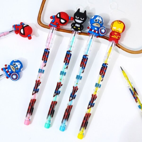 Cute Cartoon Head Dhakka Pencils for Kids | 0.7 mm Nib | Sharping Free Pencils | Display Box Packing - Image 10