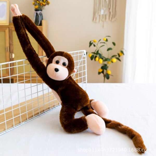 Shoulder Hanging Monkey Shape Plush Toy for Kids | 40 Cm | Assorted Colors | OPP Packing - Image 3