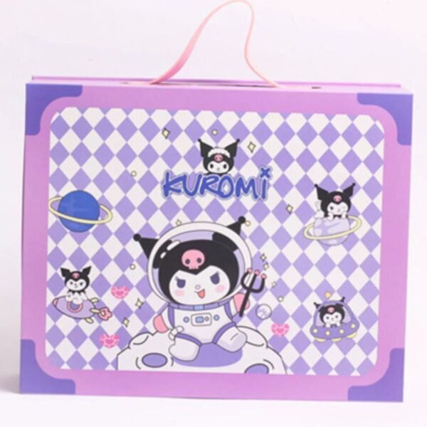 Cartoon Printed Hamper Gift Box | 2 Pcs Set | Hard Sturdy Cardboard | Birthday Return Gift Box | OPP Packing - Image 2
