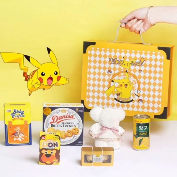 Cartoon Printed Hamper Gift Box | 2 Pcs Set | Hard Sturdy Cardboard | Birthday Return Gift Box | OPP Packing - Image 9