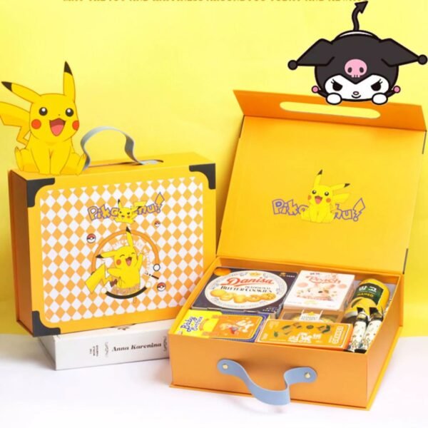 Cartoon Printed Hamper Gift Box | 2 Pcs Set | Hard Sturdy Cardboard | Birthday Return Gift Box | OPP Packing - Image 10