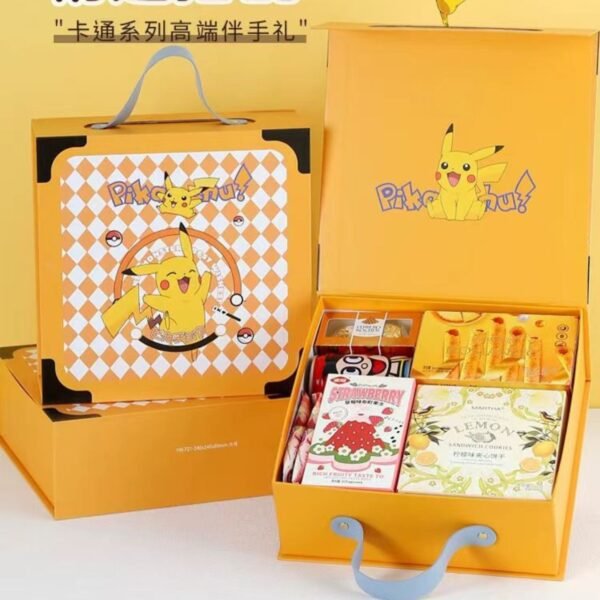 Cartoon Printed Hamper Gift Box | 2 Pcs Set | Hard Sturdy Cardboard | Birthday Return Gift Box | OPP Packing - Image 13
