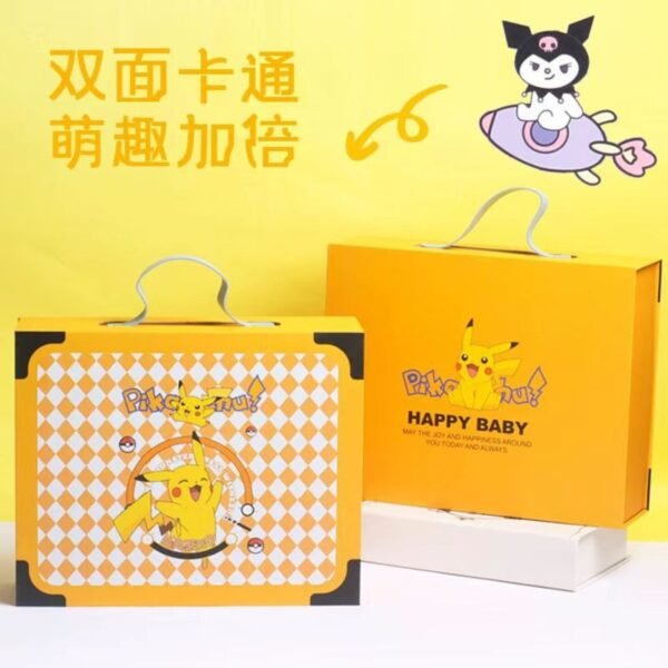 Cartoon Printed Hamper Gift Box | 2 Pcs Set | Hard Sturdy Cardboard | Birthday Return Gift Box | OPP Packing - Image 14