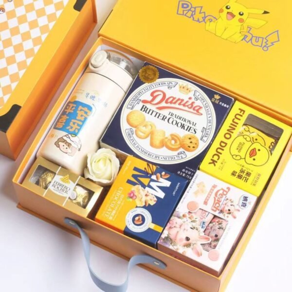 Cartoon Printed Hamper Gift Box | 2 Pcs Set | Hard Sturdy Cardboard | Birthday Return Gift Box | OPP Packing - Image 15
