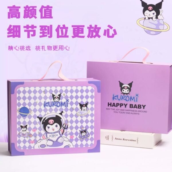 Cartoon Printed Hamper Gift Box | 2 Pcs Set | Hard Sturdy Cardboard | Birthday Return Gift Box | OPP Packing - Image 4