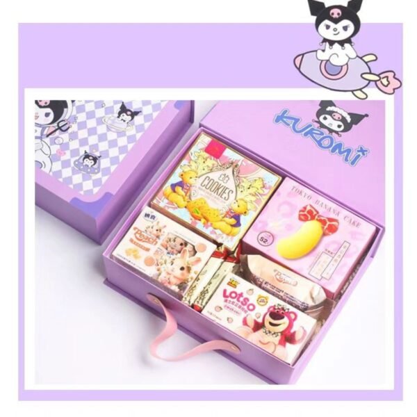 Cartoon Printed Hamper Gift Box | 2 Pcs Set | Hard Sturdy Cardboard | Birthday Return Gift Box | OPP Packing - Image 5