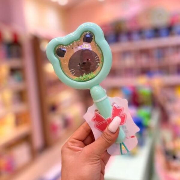 Cute Design Hair Brush for Kids | Soft Bristles Anti-static Airbag | Glitter | Assorted Design | OPP Packing - Image 4
