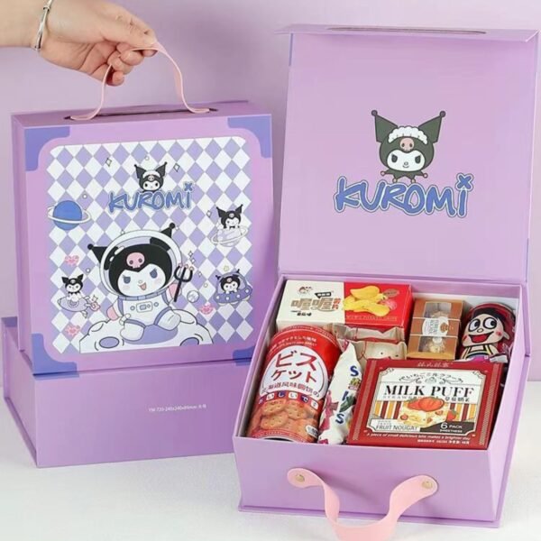 Cartoon Printed Hamper Gift Box | 2 Pcs Set | Hard Sturdy Cardboard | Birthday Return Gift Box | OPP Packing - Image 6