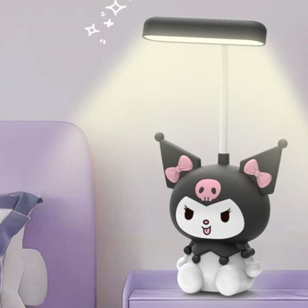Kawaii Theme Small Table Lamp with Sharpener | 360° Rotation | Battery Operated | Character Shaped | Assorted Colors & Design | Box Packing - Image 4