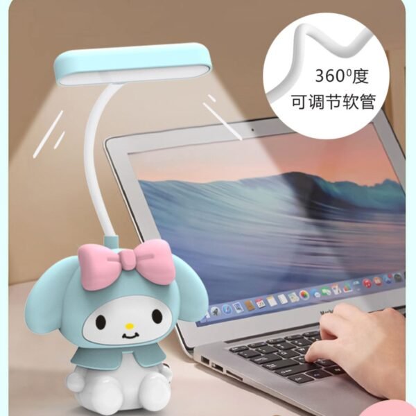 Kawaii Theme Small Table Lamp with Sharpener | 360° Rotation | Battery Operated | Character Shaped | Assorted Colors & Design | Box Packing - Image 3