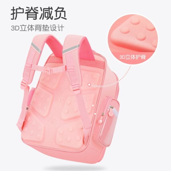 Unisex Collage Backpack | 5 Compartment | 39*18*28 CM | Waterproof & Zip Closure | Assorted Colors | OPP Packing - Image 4