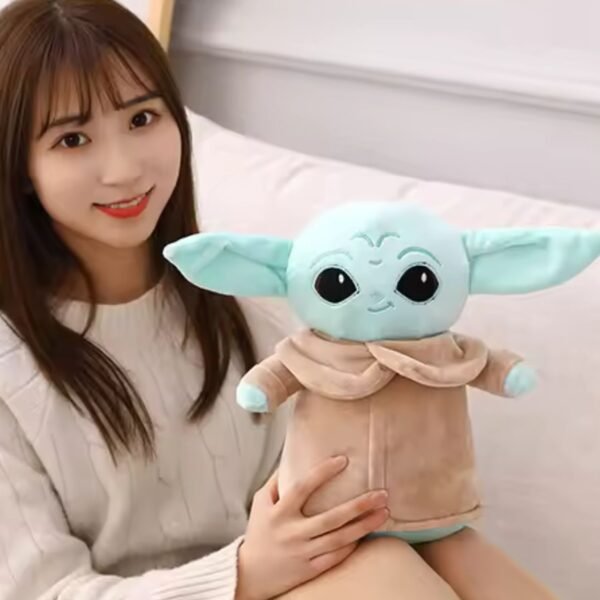 Cute Grogu Character Soft Toy For Kids with Big Ear | Imported Skin | 30 Cm | Plush Toy | OPP Packing - Image 2